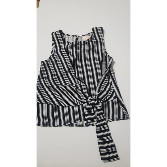 GB girls Black & White kids girl top Size 6x - Picture 7 of 7